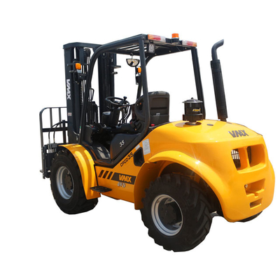 3.5 Ton 2WD Compact All Terrain Forklift Yanmar 4TNE98(EUIII) Japanese Engine
