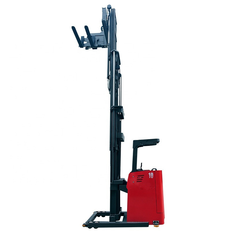 3 Way Electric Pallet Stacker For Narrow Aisle Warehouse 1000Kg 1500Kg