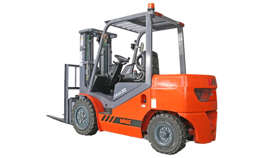 Electric Counterbalance Forklift Truck With Isuzu Engine / 1070mm Fork
