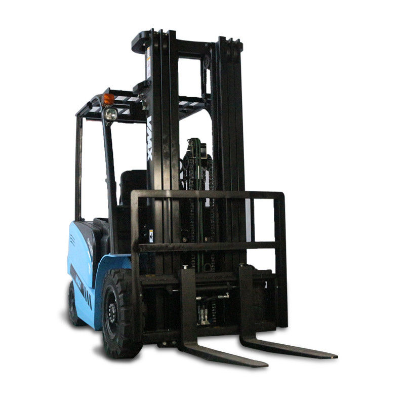 2 Ton Four Wheel Electric Forklift , Heavy Duty Warehouse Stacker Forklift