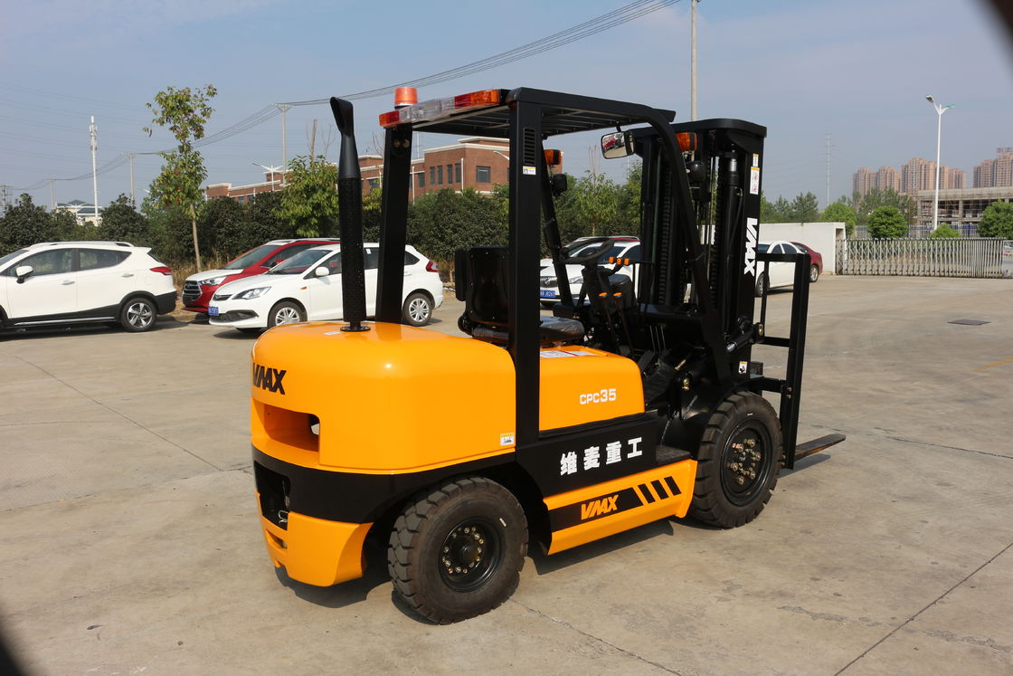 Manual Diesel Industrial Lift Truck 3.5 Ton With Yanmar / Mitsubishi Engine